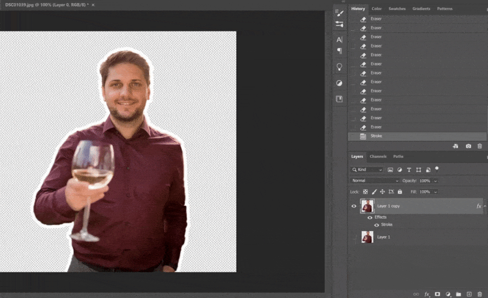 как удалить фон для стикеров