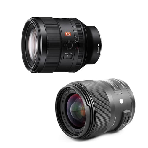 Sony 85 1.4 GM Sigma 35 1.4