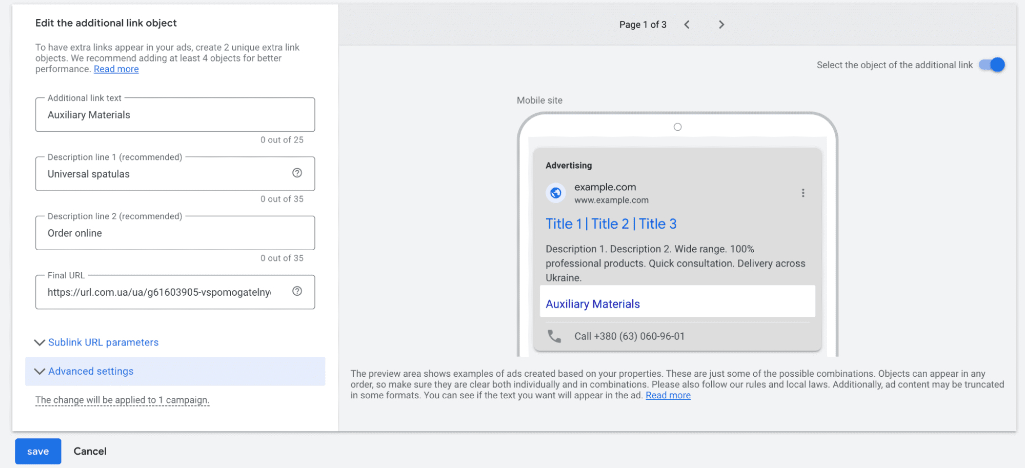 How to add ad extensions to Google