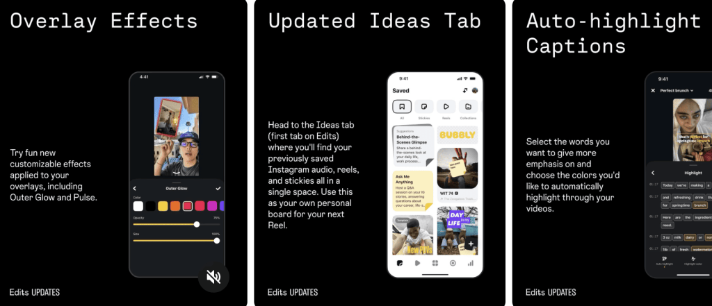 Meta обновляет приложение для монтажа видео Edits