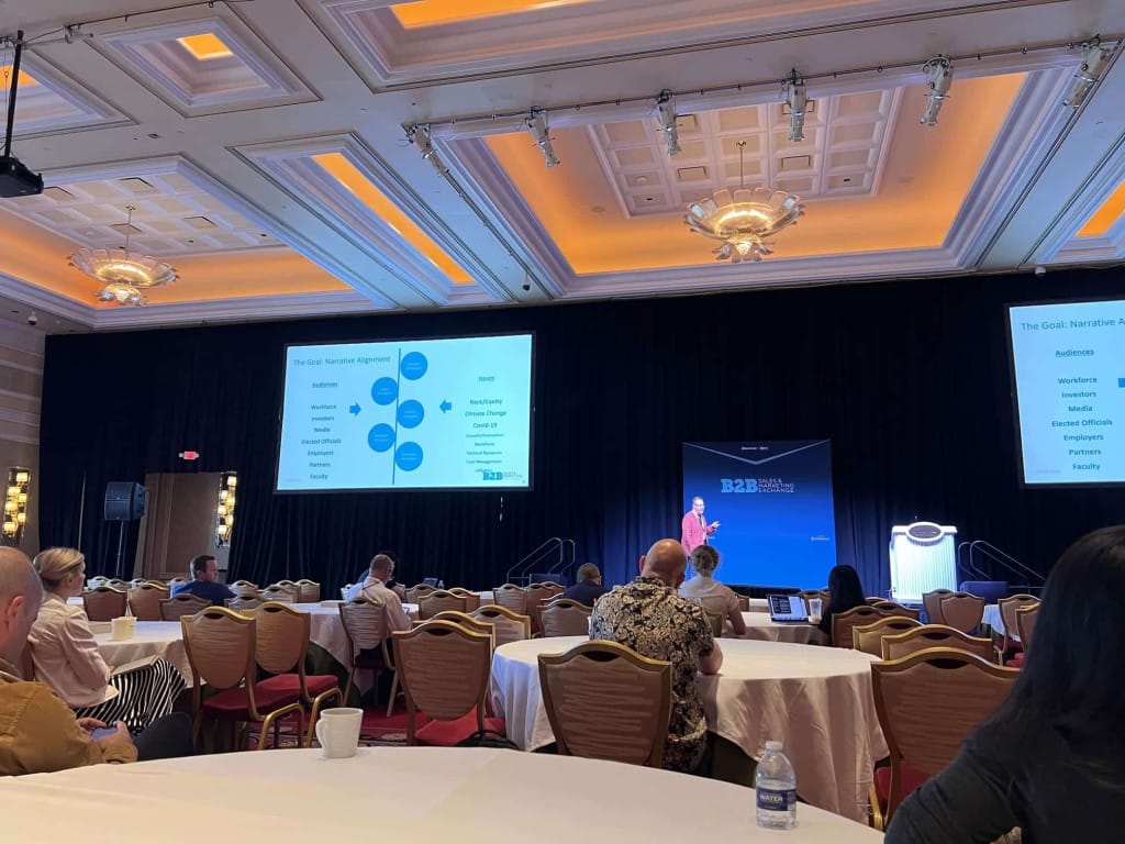 B2B Sales & Marketing Exchange at Encore Boston Harbor, MA, USA presentation 2