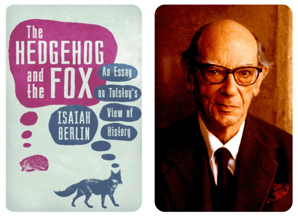 The concept of the hedgehog in Jim Collins' book From Good to Great