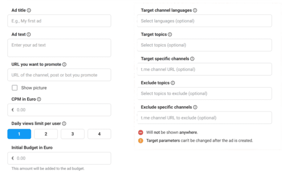 Telegram Ad Platform