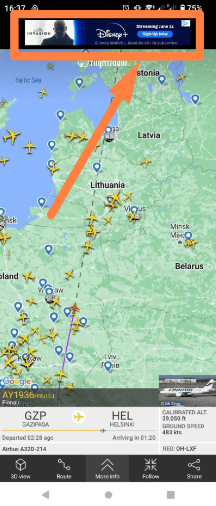 Реклама гугла в застосунках