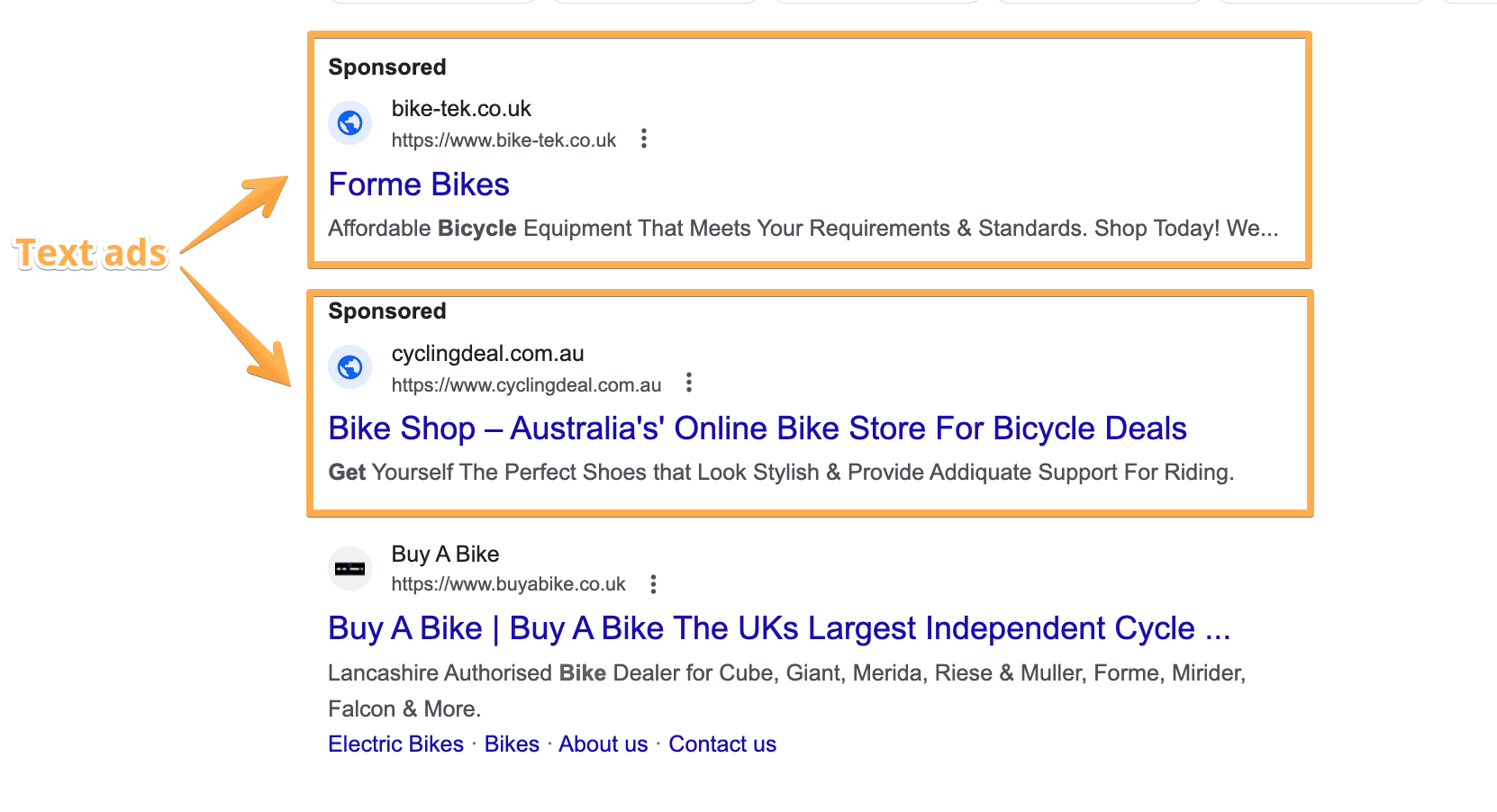 Google Ads text ads