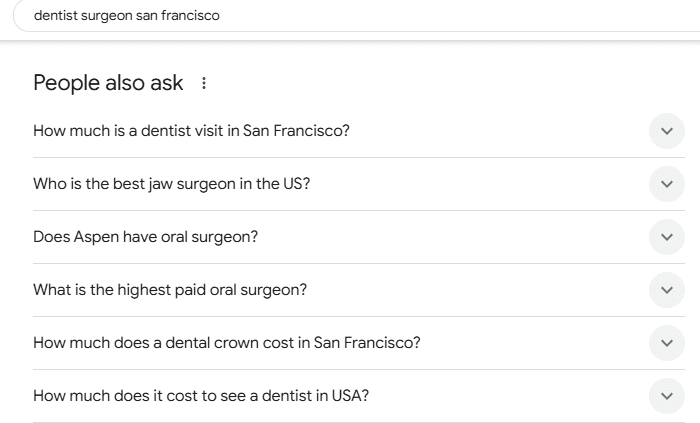 Finding a dental surgeon in San Francisco