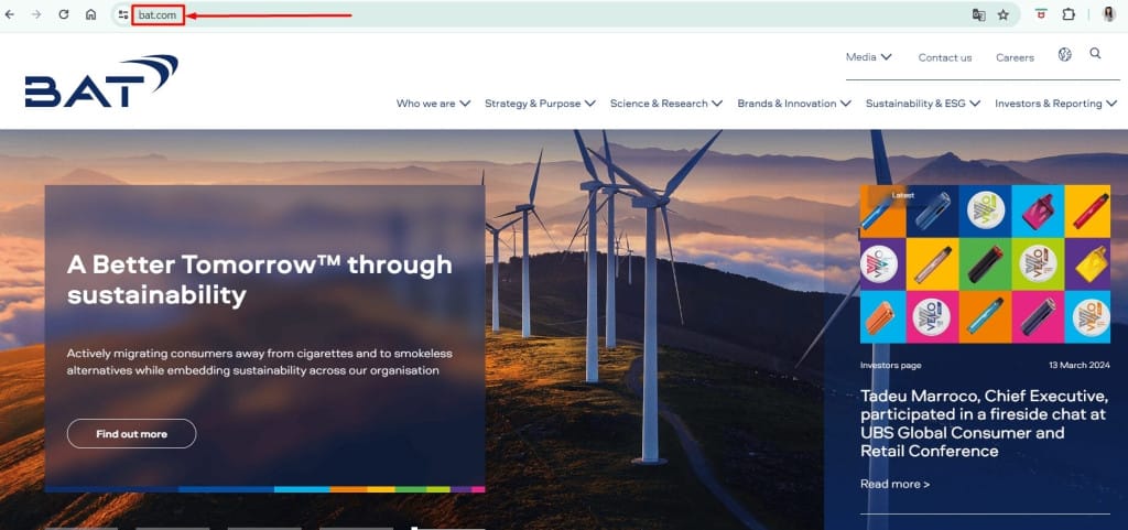 Using the first letters of the company's words to create a domain