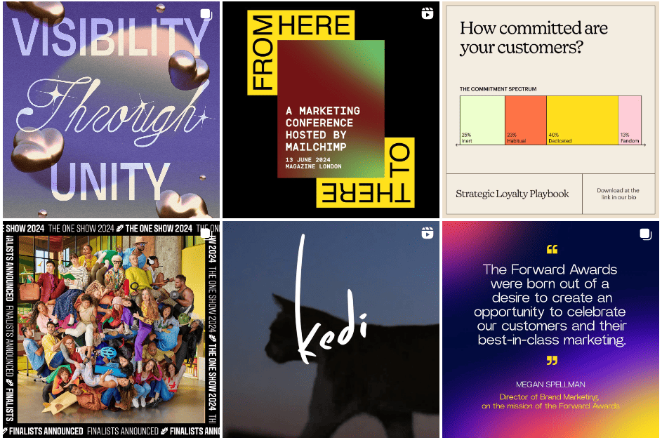 Mailchimp page content diversity