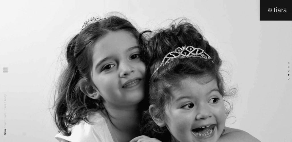 Slide from the Tiara salon page from Illinois