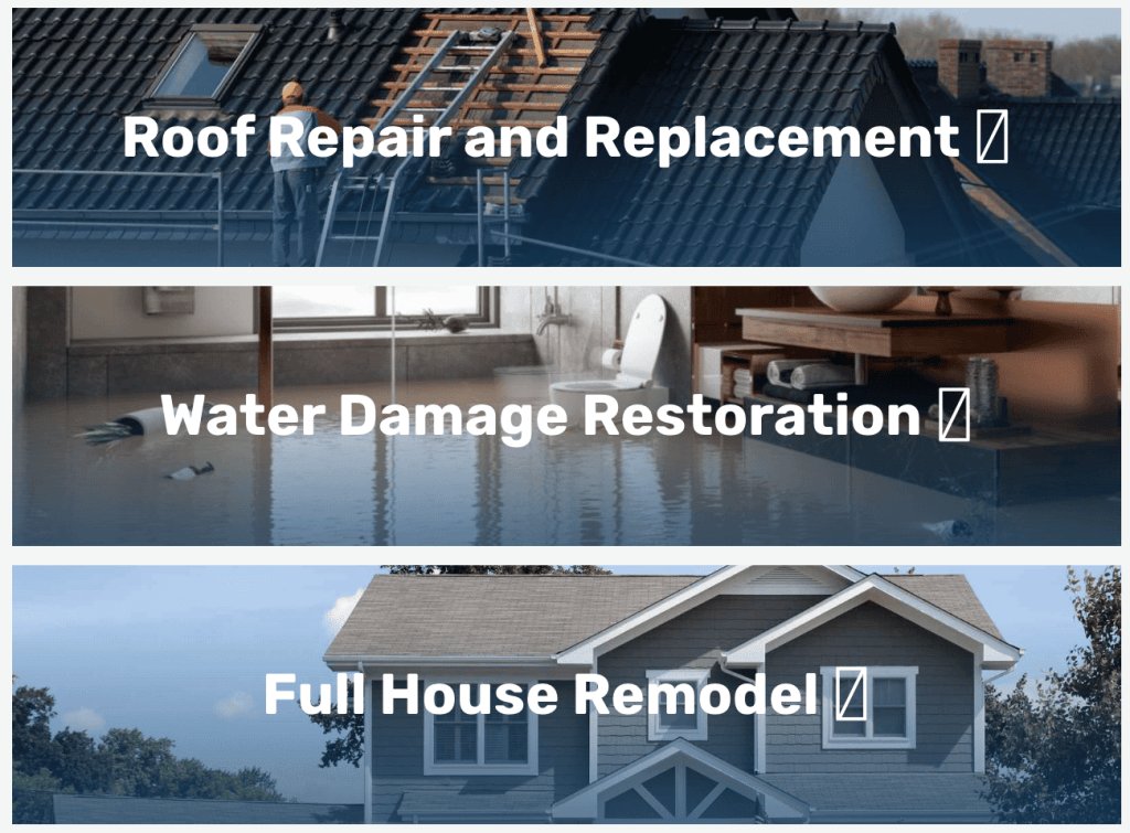 Remodeling and repair services