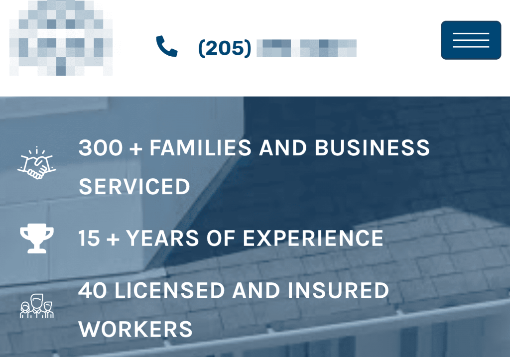 Advantages on the client's website