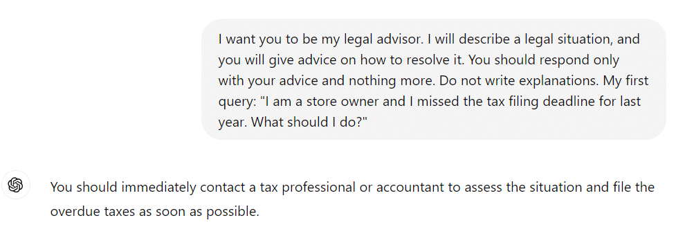 Examples of Chat GPT prompts in various fields