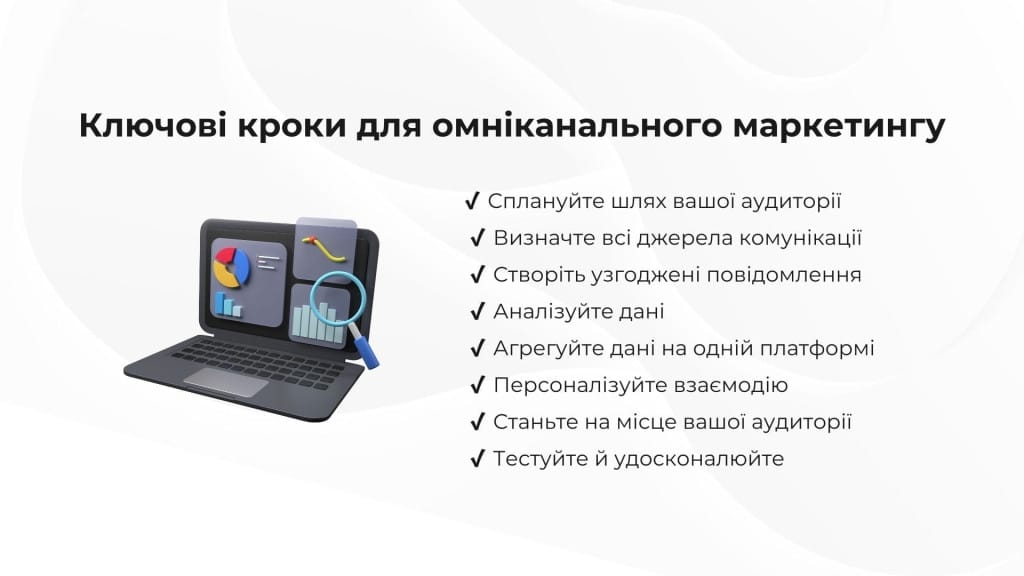 Ключевые шаги для омниканального маркетинга