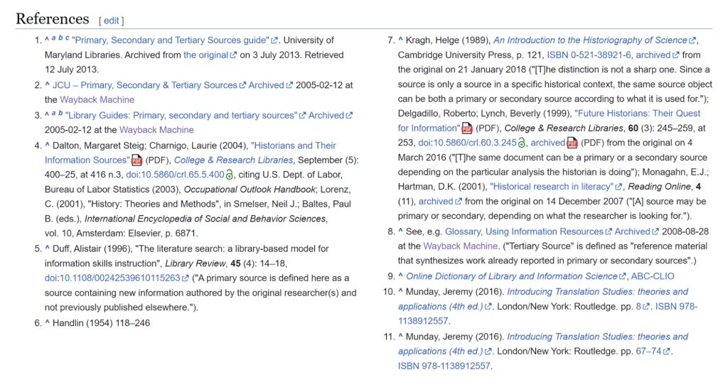 Як посилатися на джерела інформації