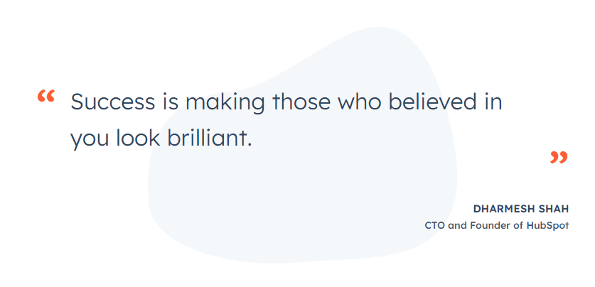 quote block on the site