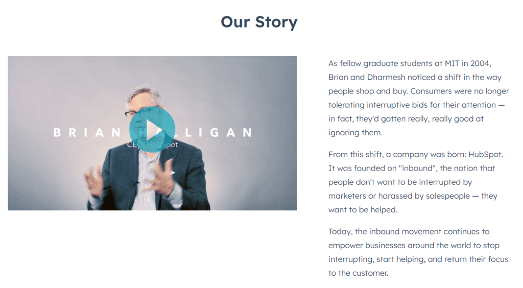 HubSpot company history