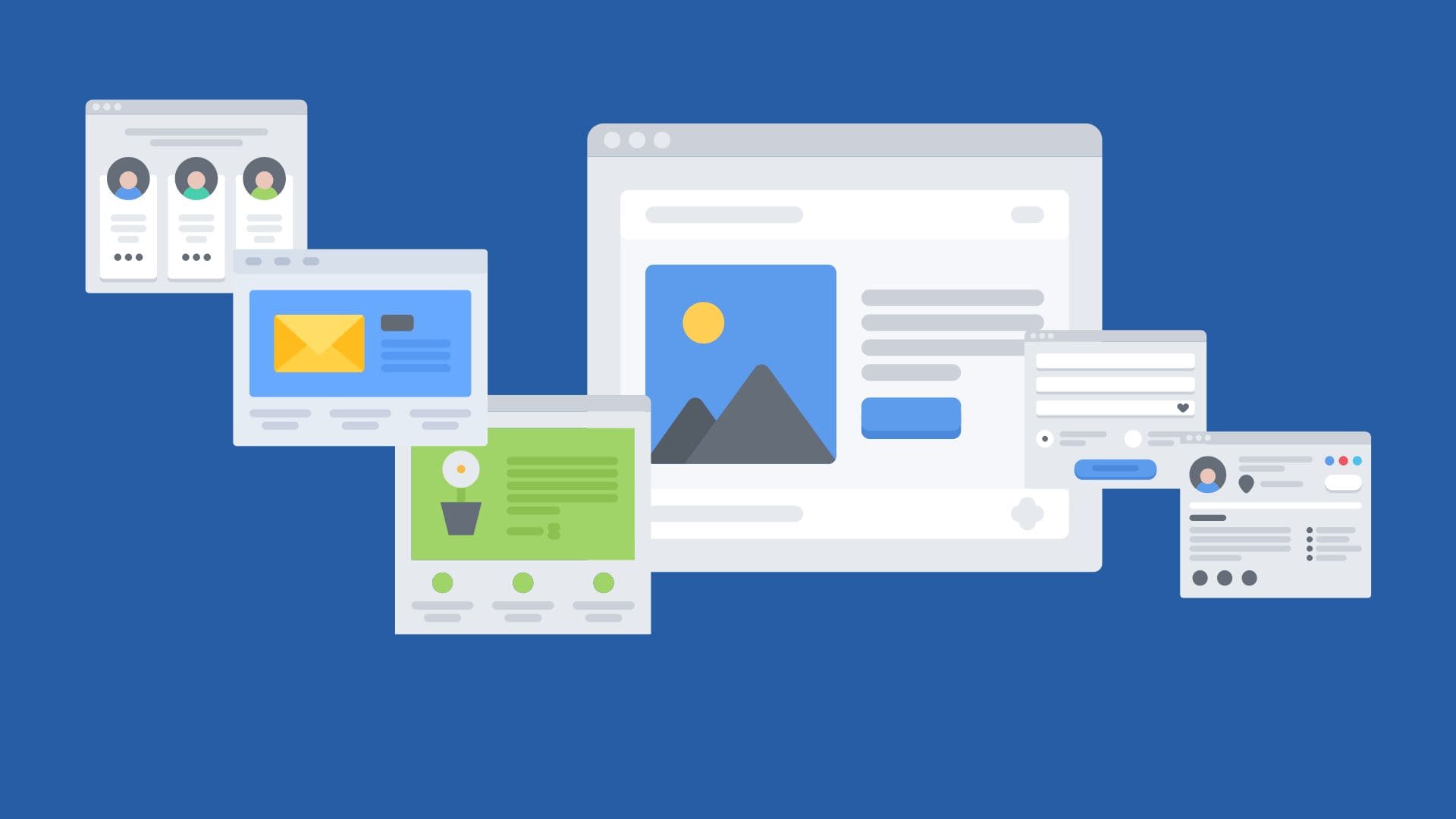 Landing page structure