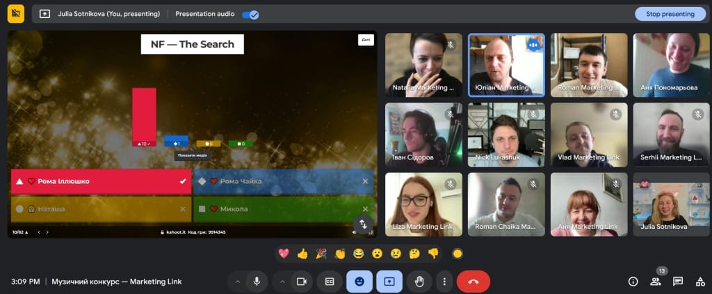 Музичний корпоратив онлайн