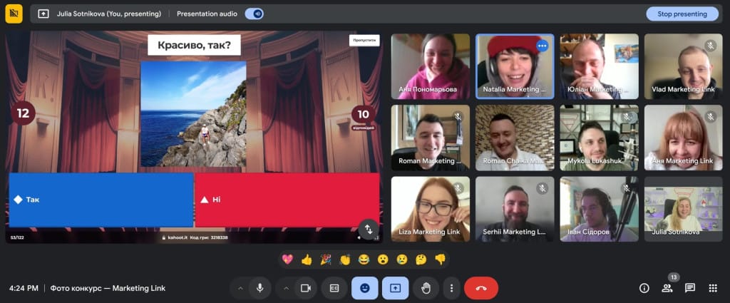 team contests at Marketing Link