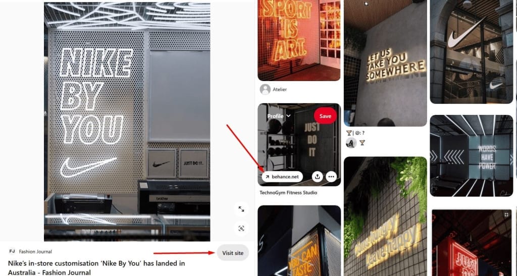 Nike By You promo post with in-store customization in Australia