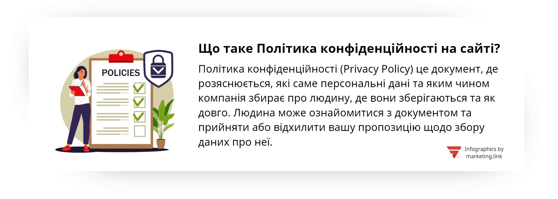 Що таке Політика конфіденційності на сайті