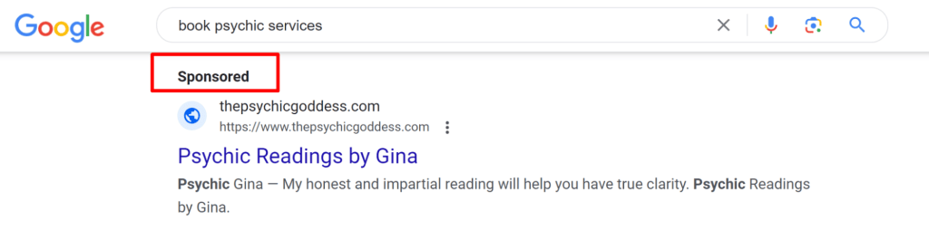 реклама таро и экстрасенсов в гугл запрещена