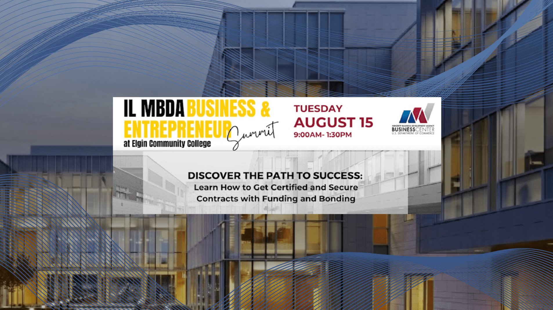 Business & Entrepreneur Summit in Elgin Community College in Chicago area, IL, USA
