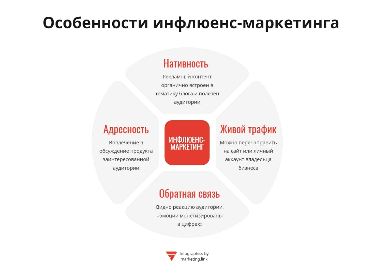 Инфлюенсер инфографика