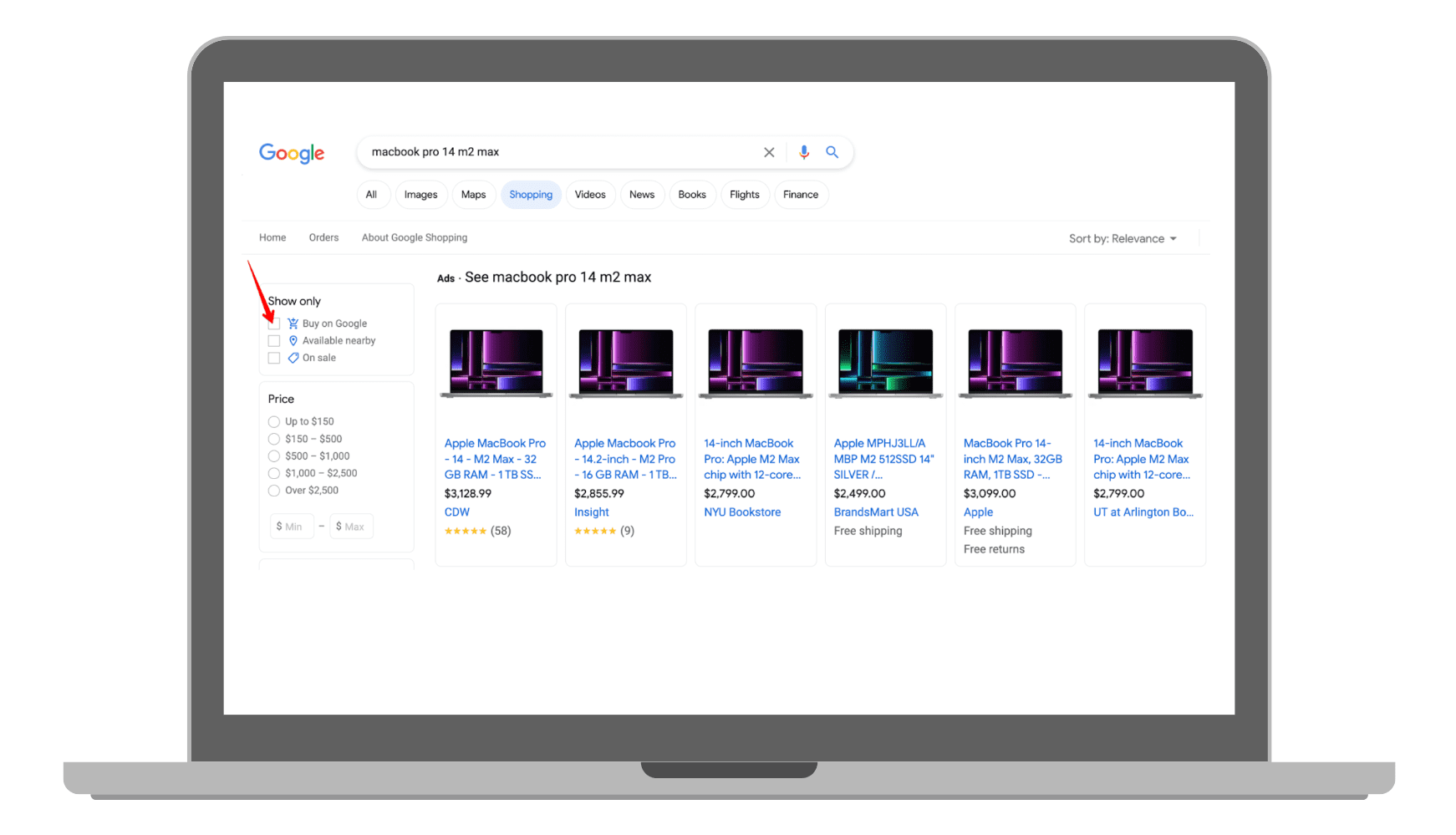 Видача Shopping в США