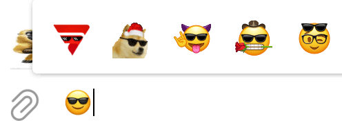 персонализированные эмодзи смайлики в телеграмме