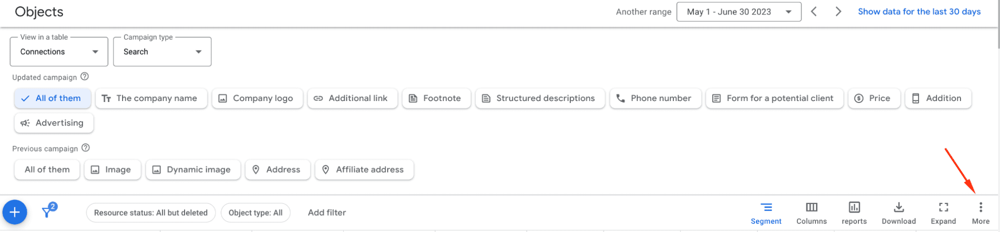 How to check ad extensions
