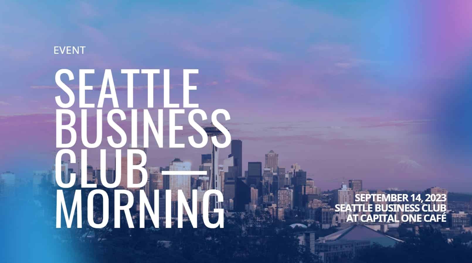 Seattle Business Club 2023 meeting