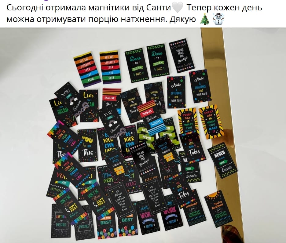 magnets as a gift with wishes