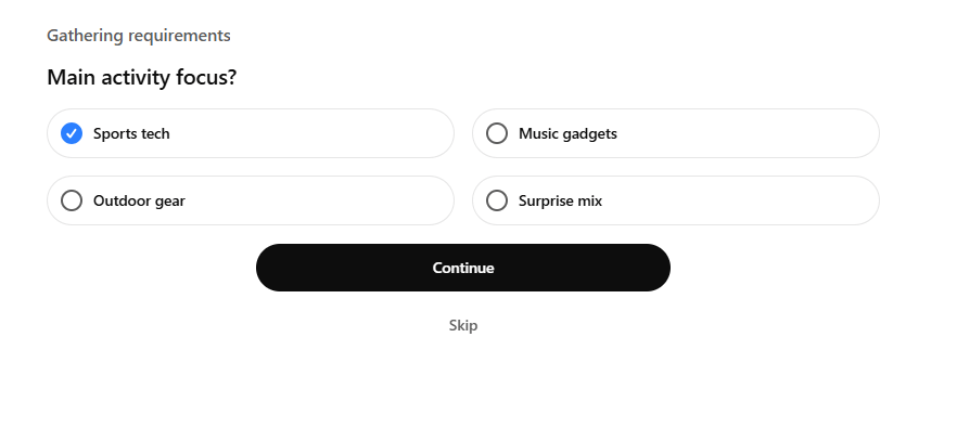 Refining categories in ChatGPT