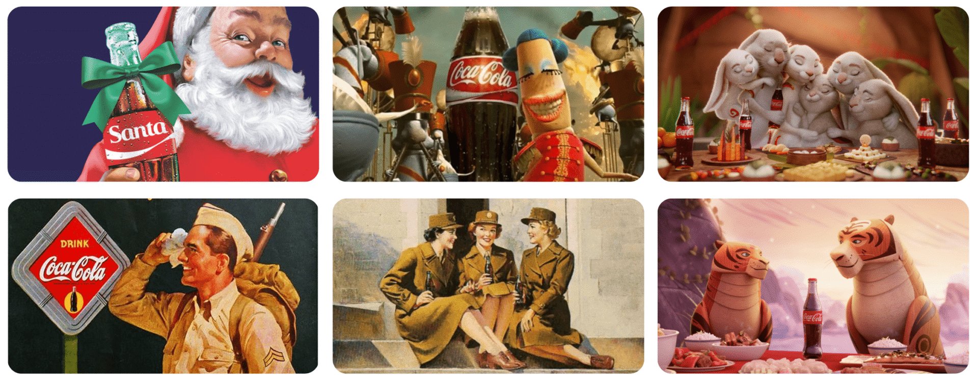 Examples of Coca-Cola's storytelling