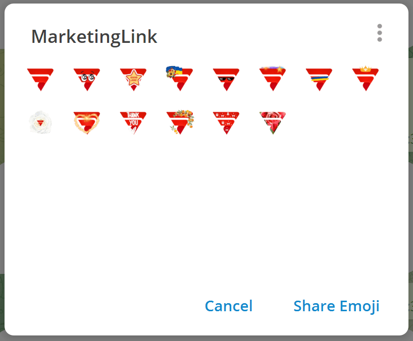 Как создать собственные эмодзи в Телеграме