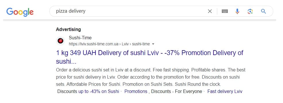 Keywords and ad groups in search campaigns