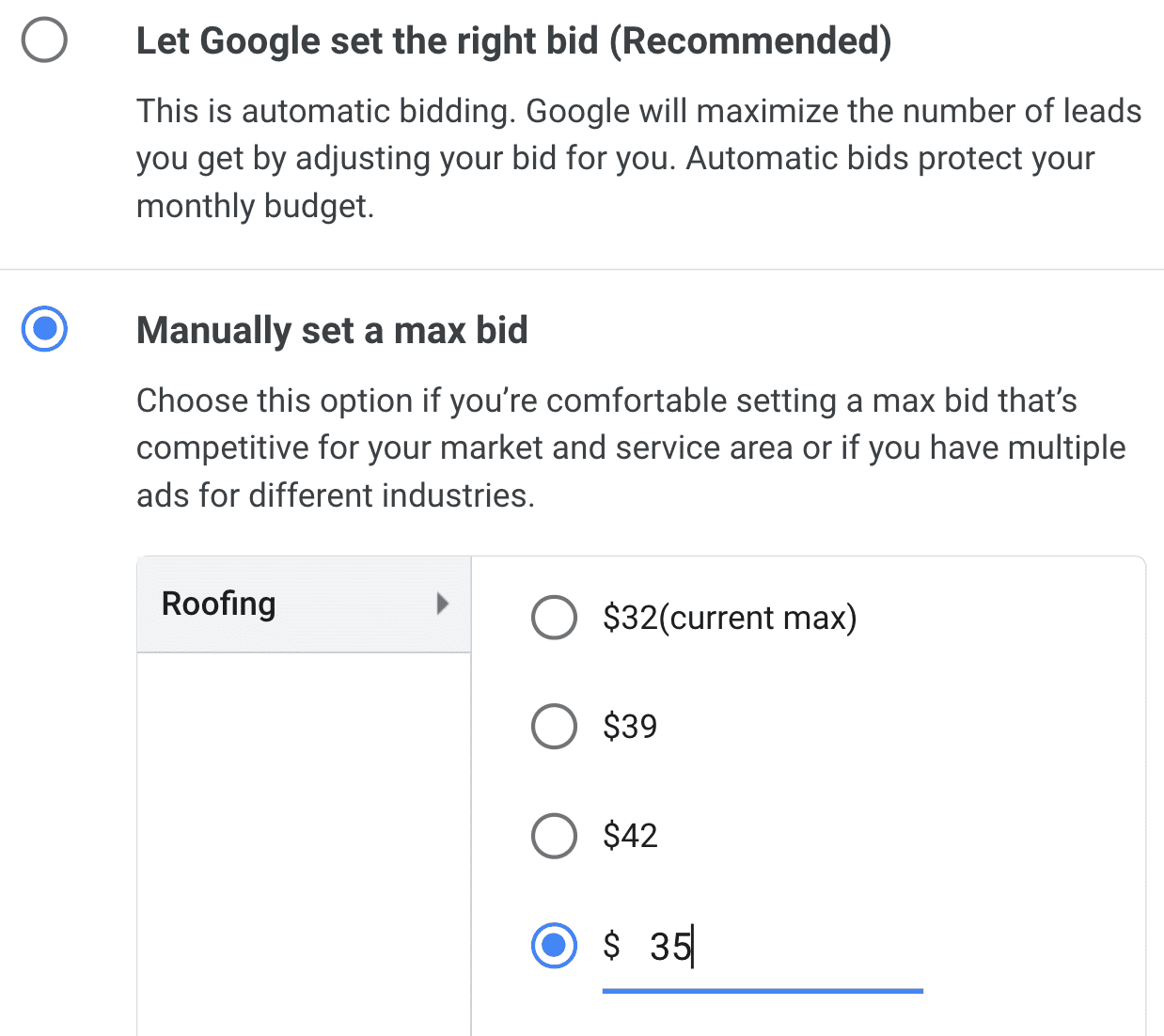 Specify the maximum price at which you want to receive applications