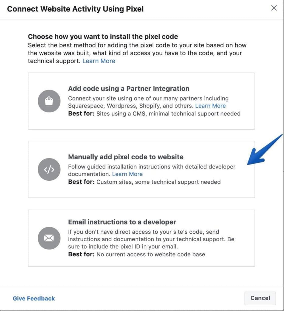 налаштування пікселя