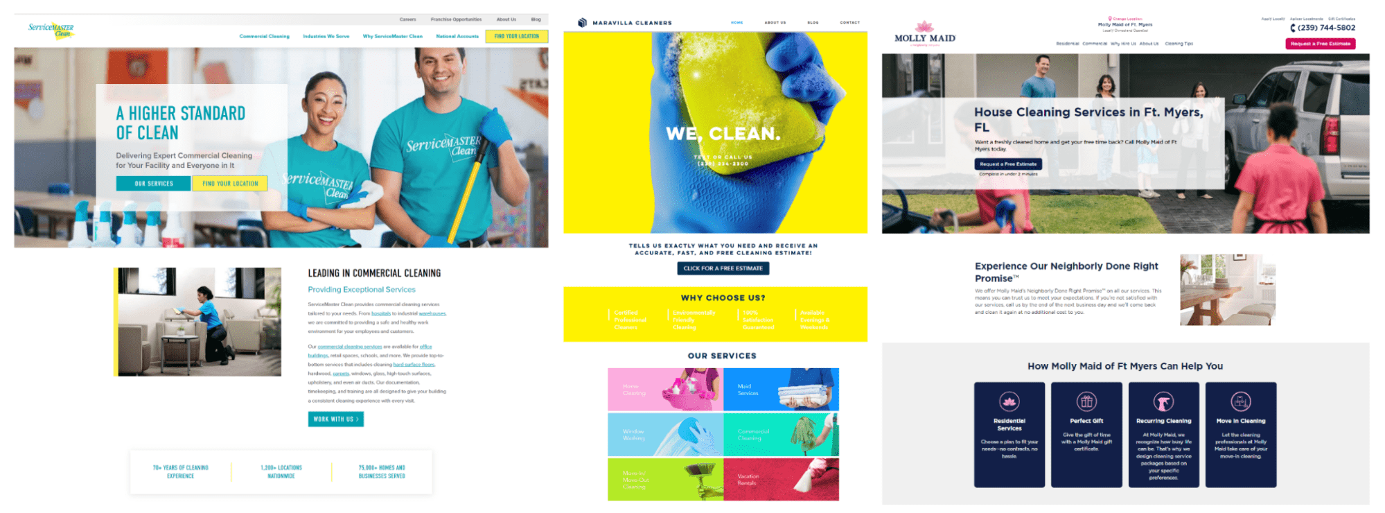 Where to find customers for a cleaning company: create a website