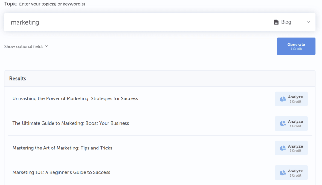 Інструменти для створення контент-плану Headline Studio