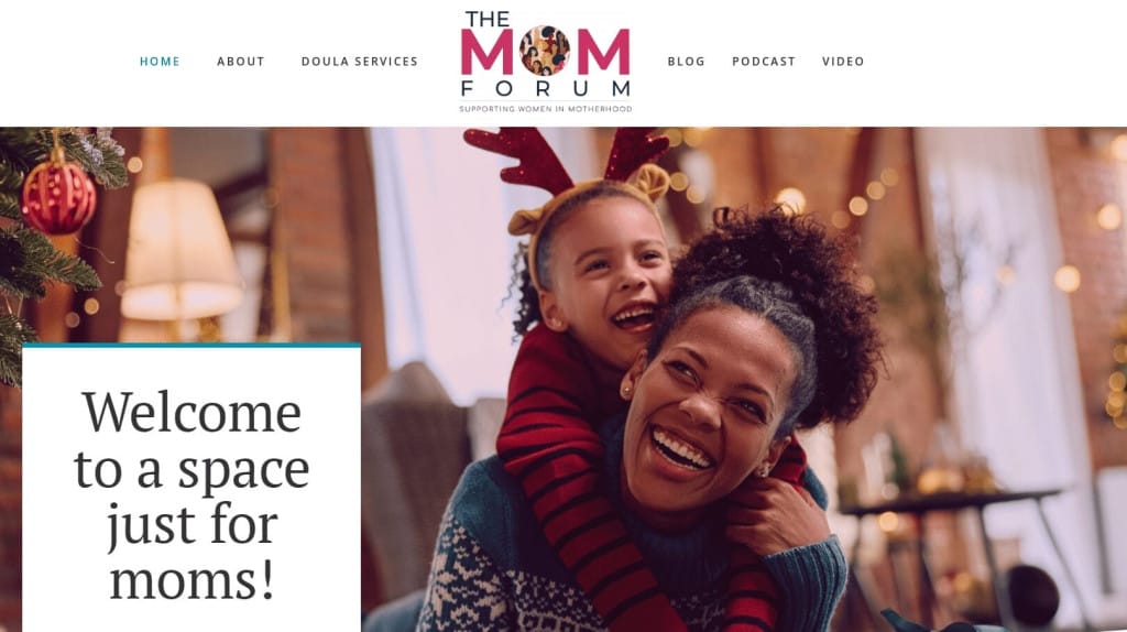 Сторінка  материнського форуму The Mom Forum
