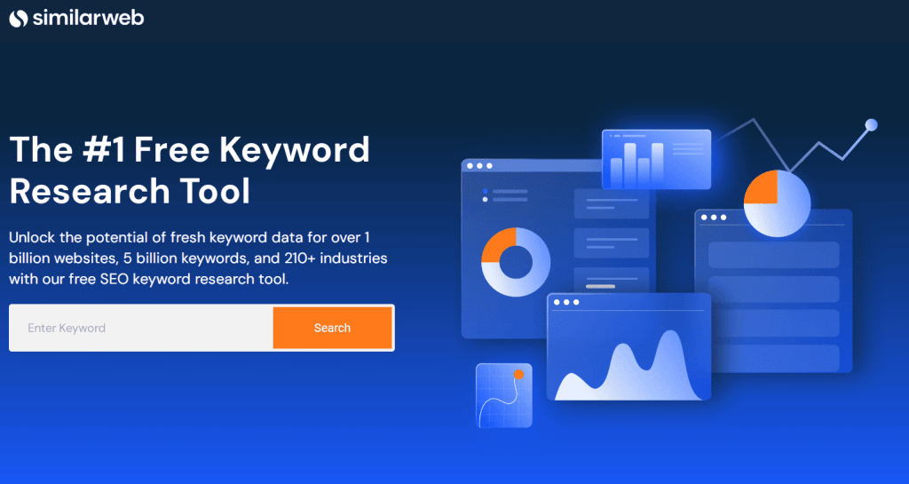 Онлайн-сервіс для пошуку ключових слів Similarweb