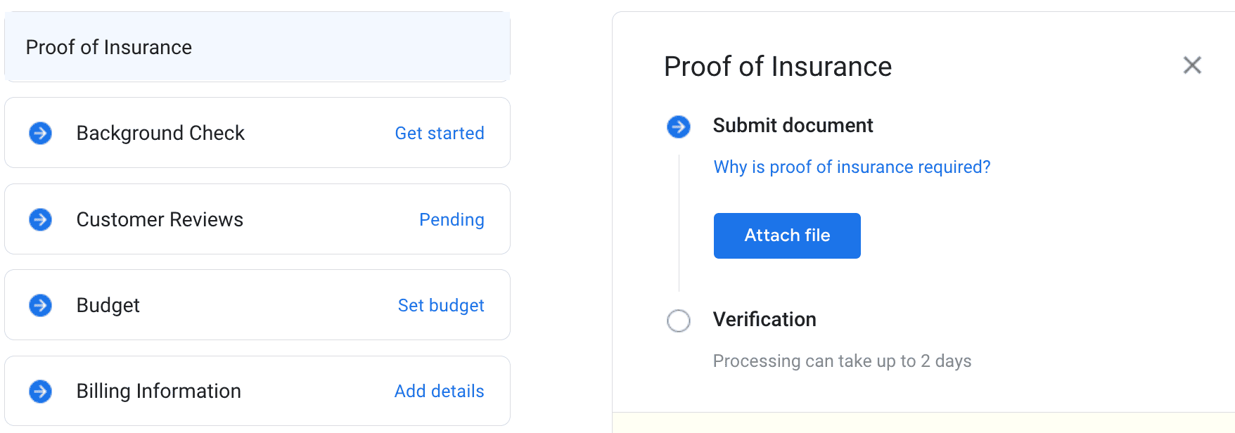 verification stage of your company