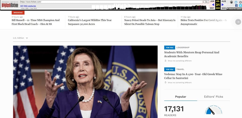 Изменение страницы новостей на сайте через определенное время