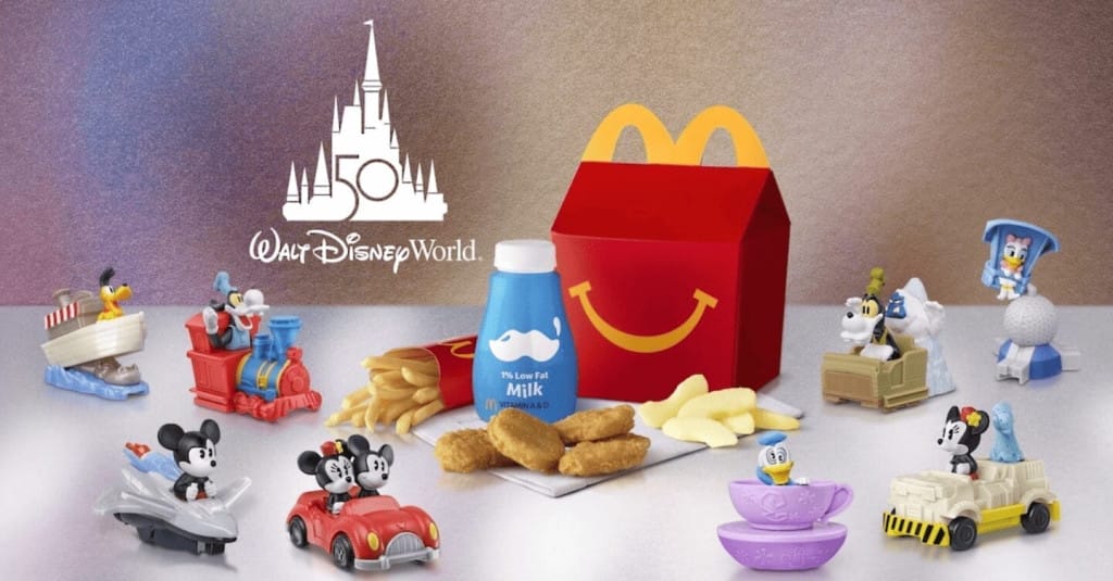 Happy Meal с коллекционными фигурками Disney