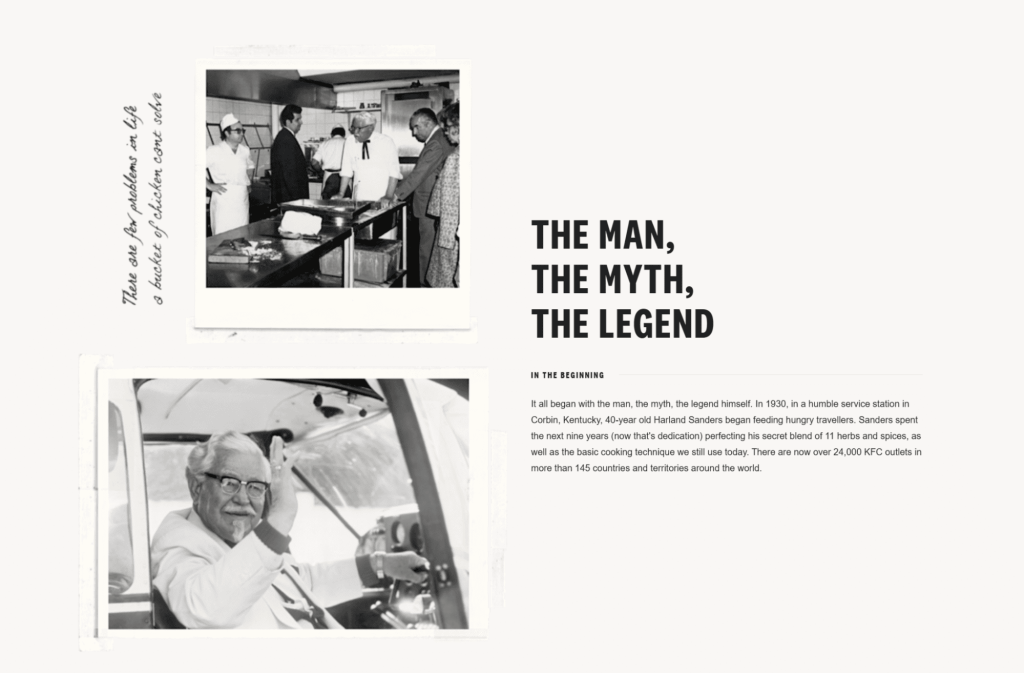 The beautiful and fabulous story of the KFC brand