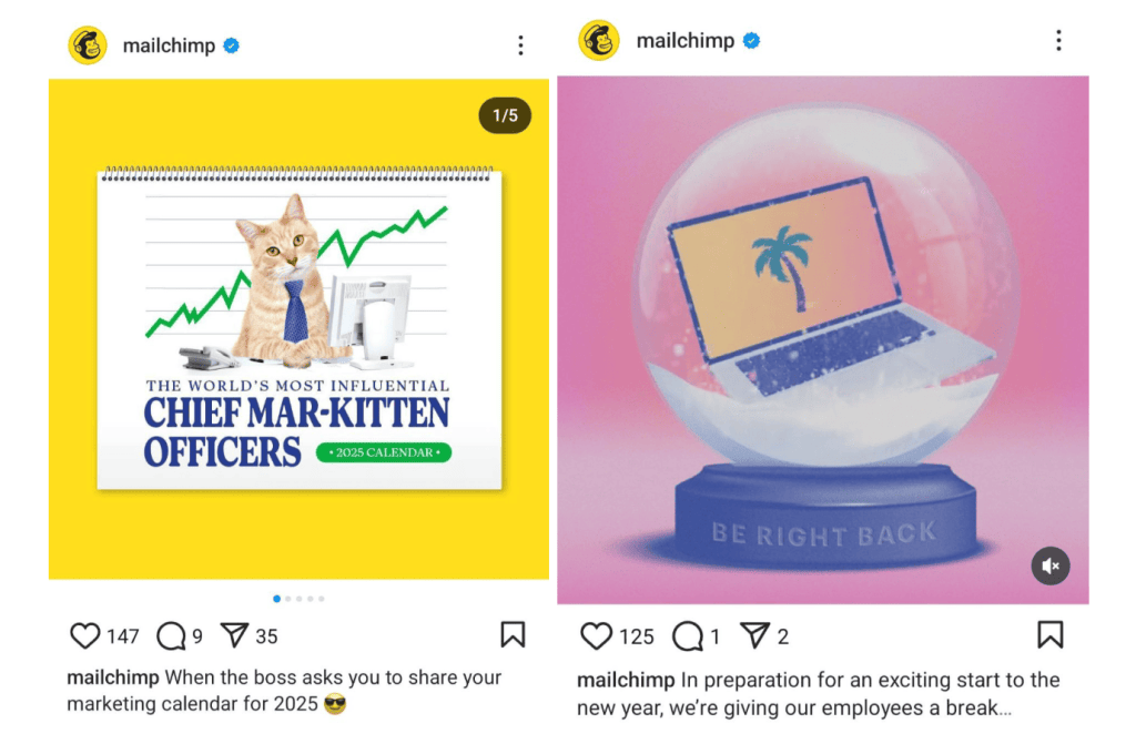 Viral content from Mailchimp