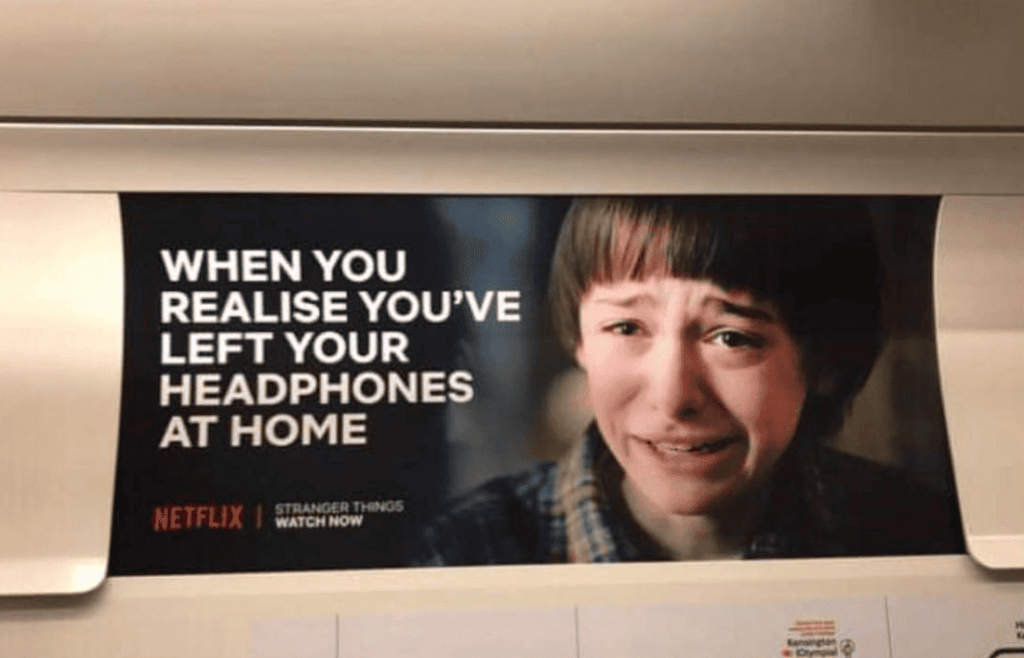 Humorous commercial from Netflix