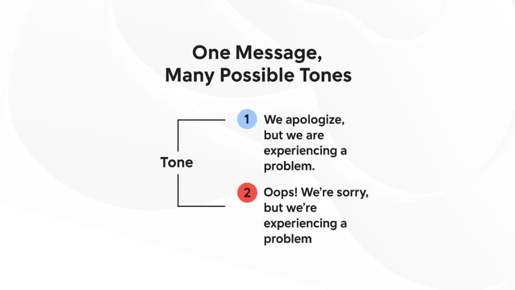 One message with different meanings